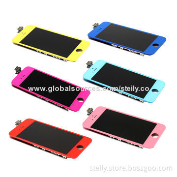 LCD Screen Glass Assembly with Touchscreen Digitizer for iPhone 5, Ideal Cellphone Repair Parts